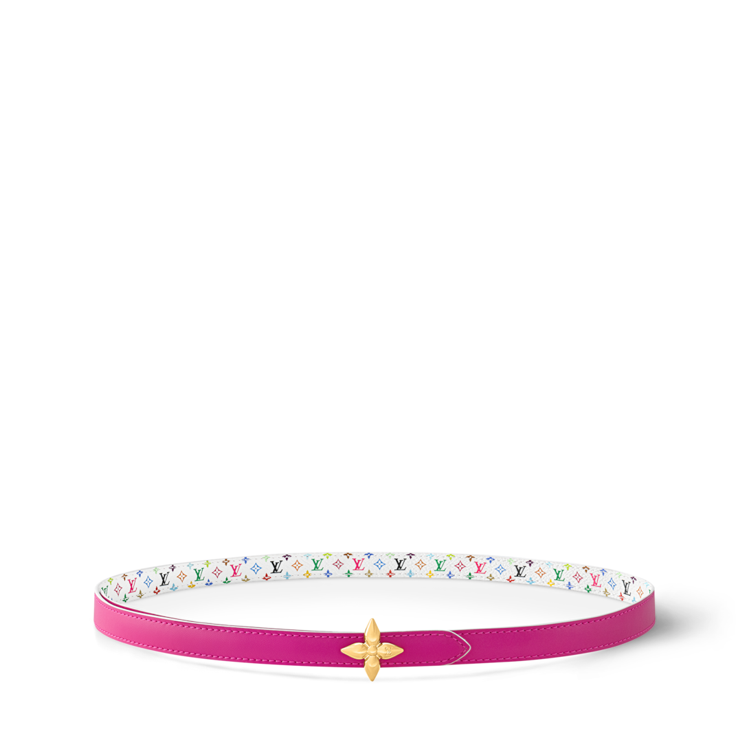 LV x TM Mini Flowergram 15mm Reversible Belt - Accessories | LOUIS